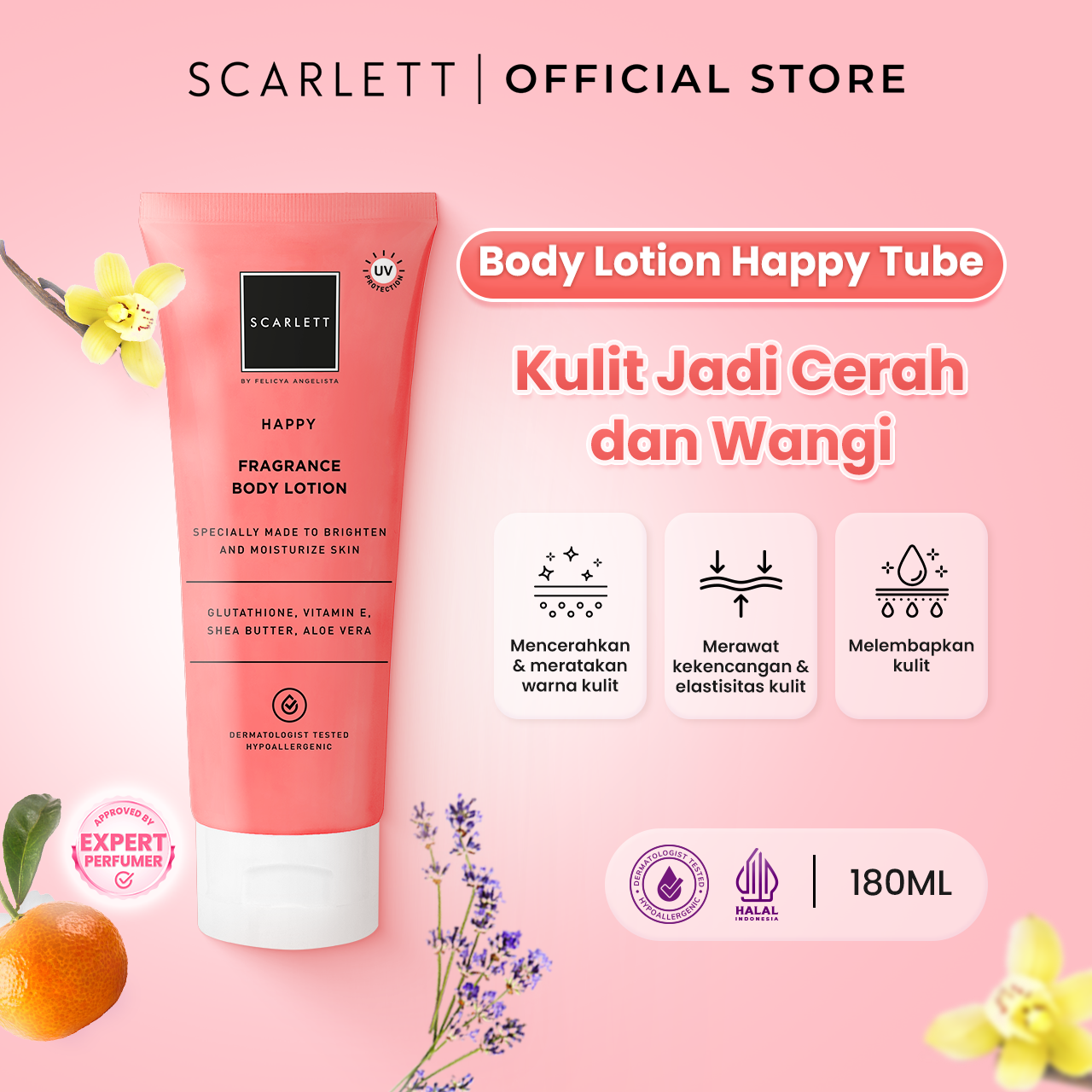 Scarlett Body Lotion Happy Tube